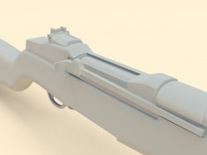 m1 garand rifle 3D 모델