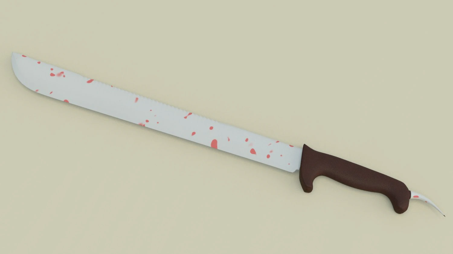 machete 3D Model .c4d .max .obj .3ds .fbx .stl .blend 