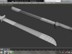 machete 3D Model