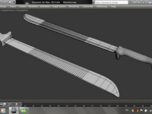machete 3D Model