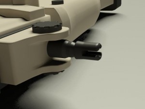 fn scar assault rifle Modello 3D