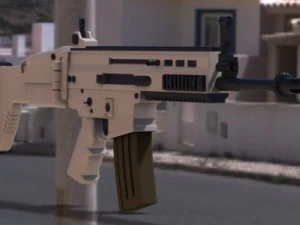 fn scar assault rifle 3D Model