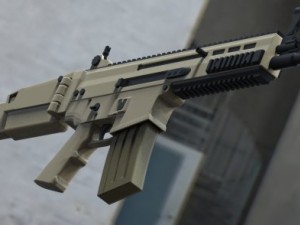 fn scar assault rifle Modello 3D