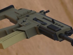 fn scar assault rifle Modello 3D