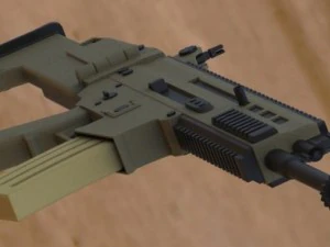 fn scar assault rifle 3D Model