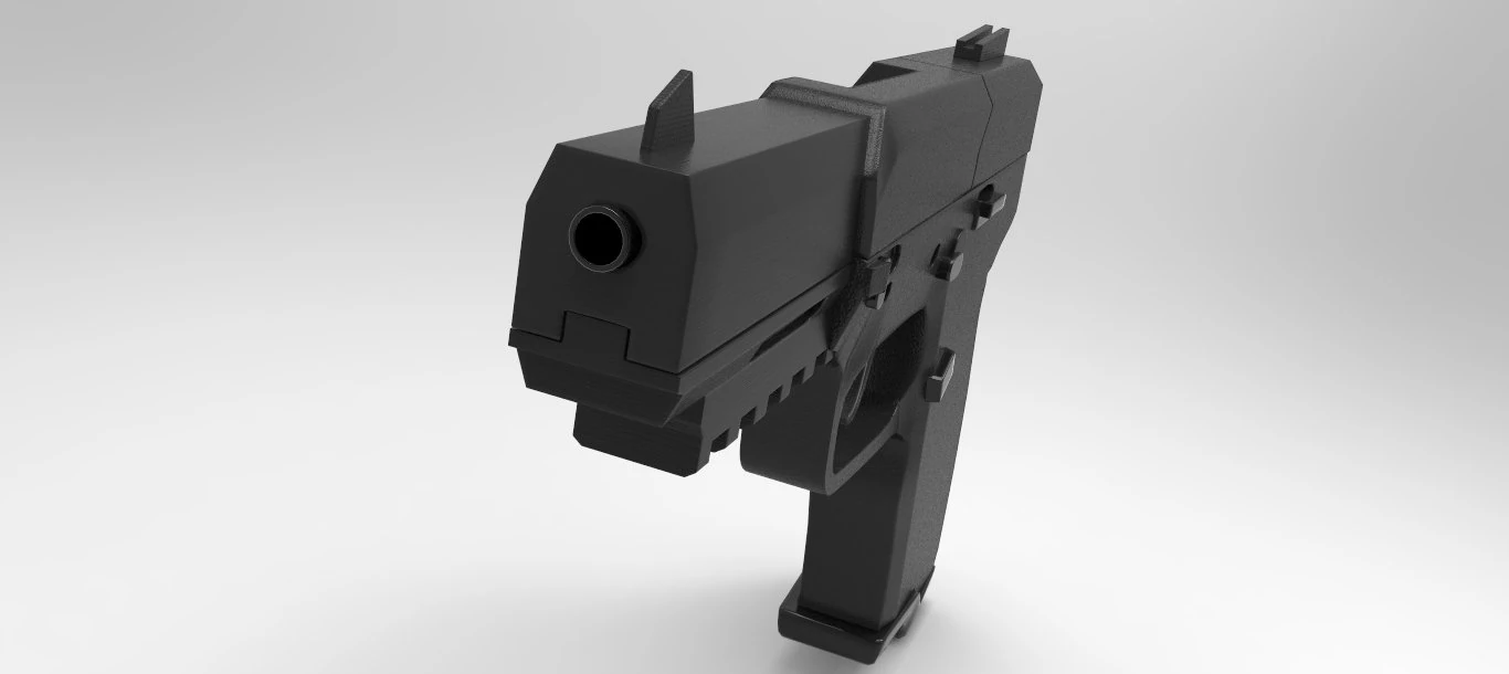 five seven high polygon 3D Model .c4d .max .obj .3ds .fbx .stl .blend 