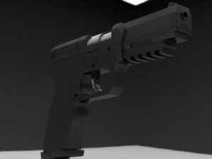 five seven high polygon Modello 3D