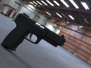 five seven high polygon Modello 3D