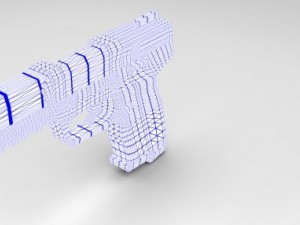 five seven high polygon Modello 3D