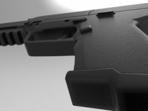 five seven high polygon Modello 3D