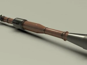 rpg7 high poly and low poly 3D Model