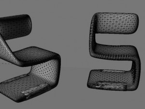 dejan todorovic chair 3D Model