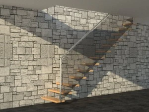 escadas modernas Modelo 3D