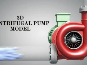 ポンプ 3Dモデル