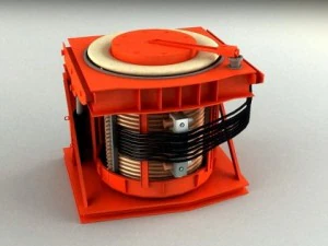 感应炉型号 3D 模型