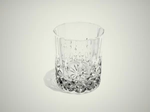 ウィスキーのグラス 3Dモデル