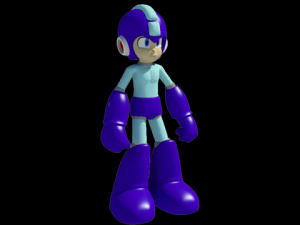 megaman Modello 3D