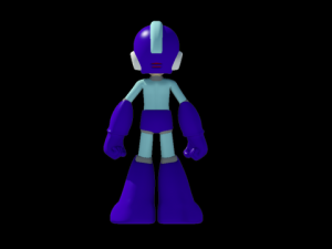megaman Modello 3D