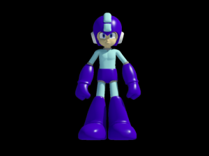 megaman Modello 3D