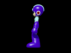 megaman Modello 3D