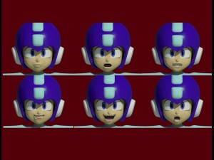 megaman Modello 3D