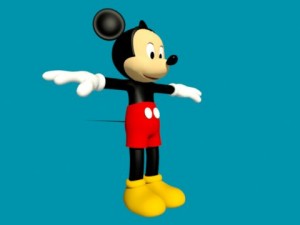 mickey mouse Modèle 3D