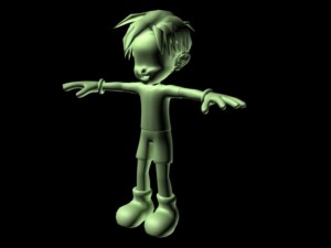 anime boy Modello 3D