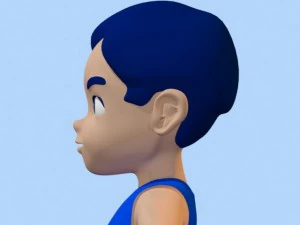anime boy 2 3D Model