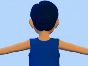 anime boy 2 3D Model