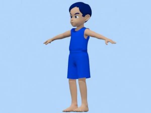 anime boy 2 3D Model