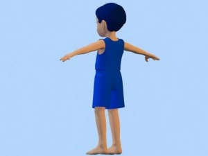 anime boy 2 3D Model