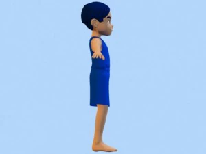 anime boy 2 3D Model