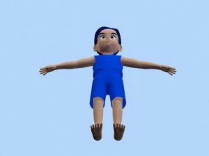 anime boy 2 3D Model