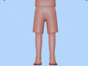 anime boy 2 3D Model