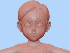 anime boy 2 3D Model