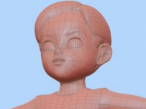 anime boy 2 3D Model