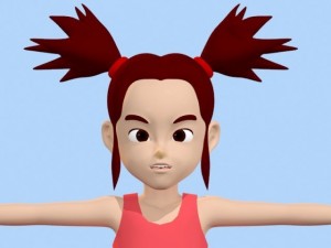 anime girl 1 3D मॉडल