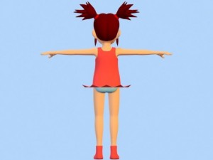 anime girl 1 3D मॉडल
