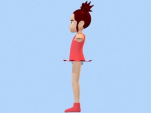 anime girl 1 3D मॉडल
