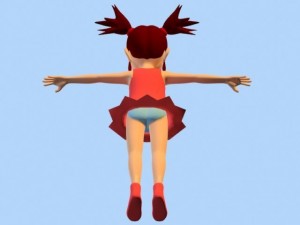 anime girl 1 3D मॉडल