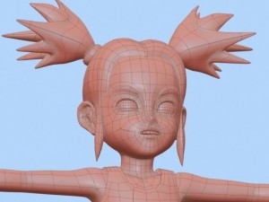 anime girl 1 3D मॉडल