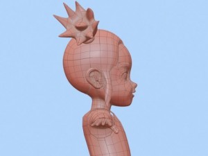 anime girl 1 3D मॉडल