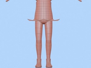 anime girl 1 3D मॉडल