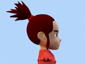 anime baby girl 1 Modèle 3D