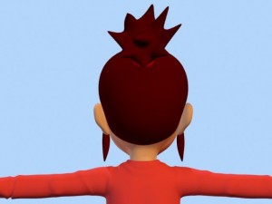 anime baby girl 1 Modèle 3D