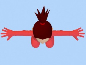 anime baby girl 1 Modèle 3D