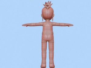 anime baby girl 1 Modèle 3D