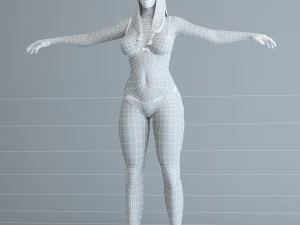 女人2 3D 模型