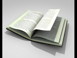 open book Modelo 3D