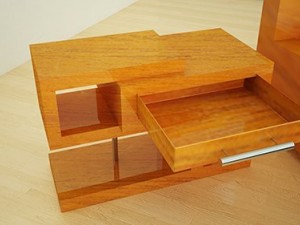 bed with lap side table 3D Model